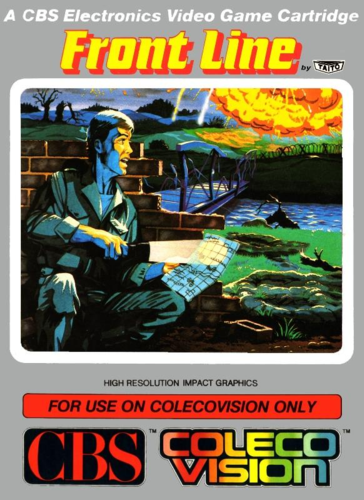 Frontline box art for Colecovision